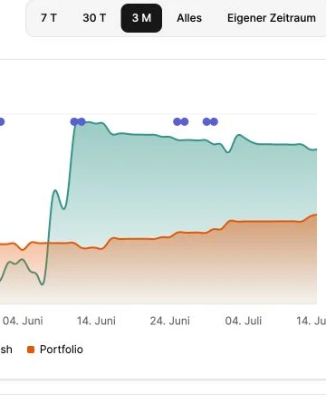 Asset-Allokation eines Portfolios nach Anlageklassen